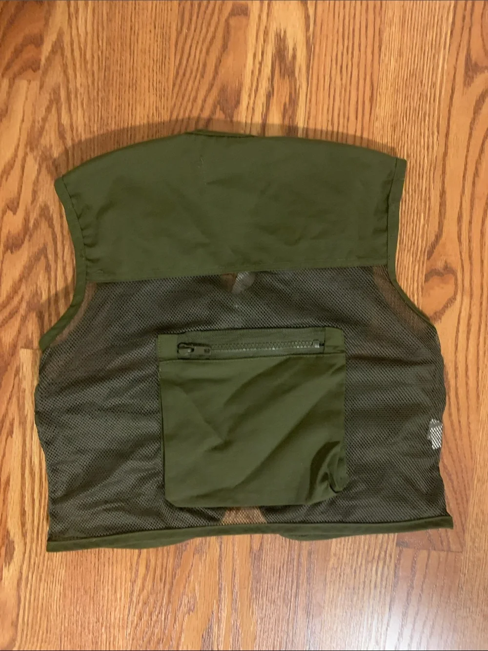 Junior Ranger Explorer Utility Vest in Olive Green